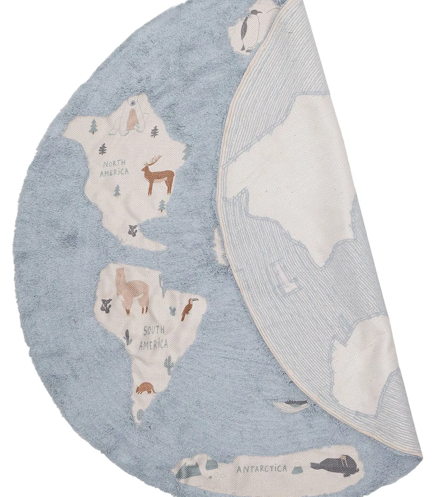 Kinderen AFKliving Kindertapijt MONDE, wasbaar