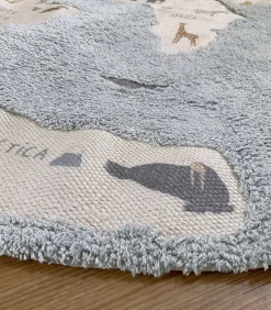 Kinderen AFKliving Kindertapijt MONDE, wasbaar
