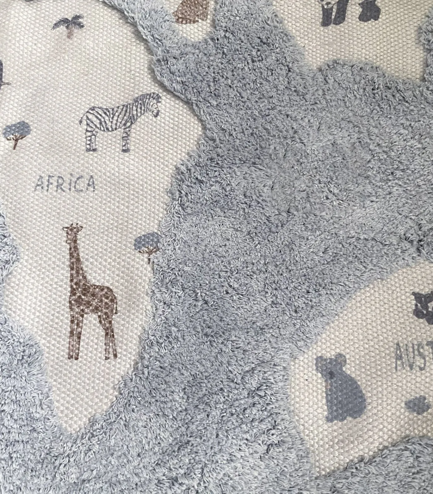 Kinderen AFKliving Kindertapijt MONDE, wasbaar