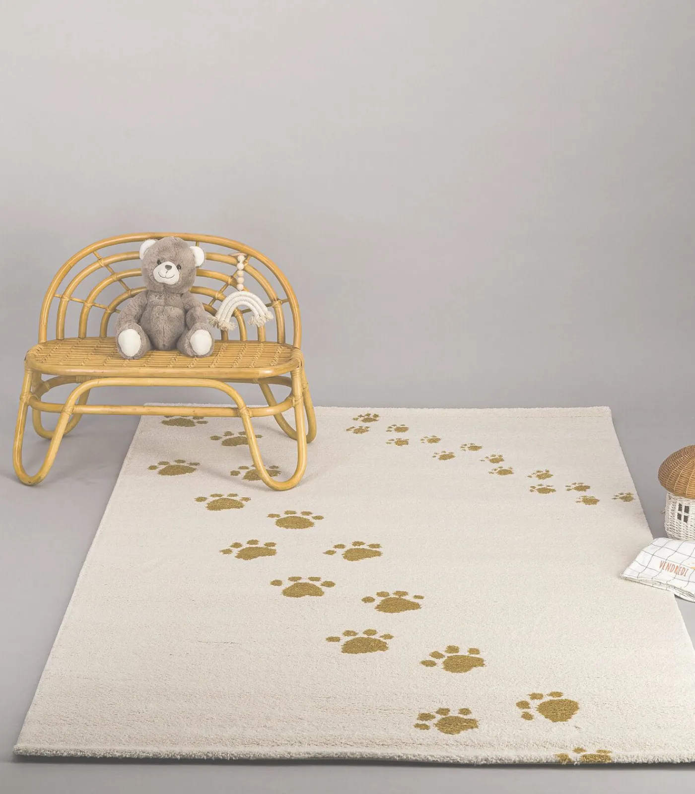 Kinderen AFKliving Kindmat opdrukken van beer