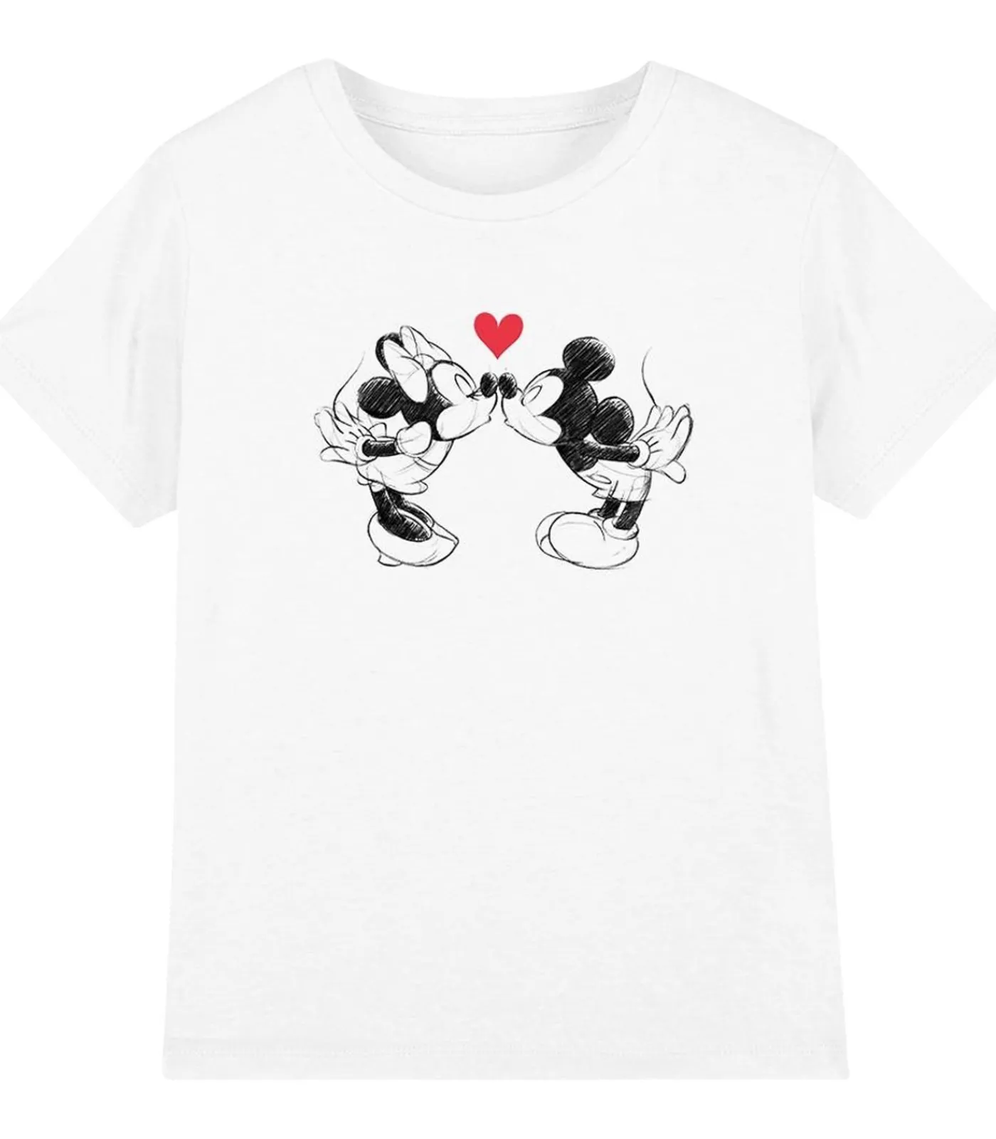 Kinderen Disney KISS SKETCH - T-shirt - Wit