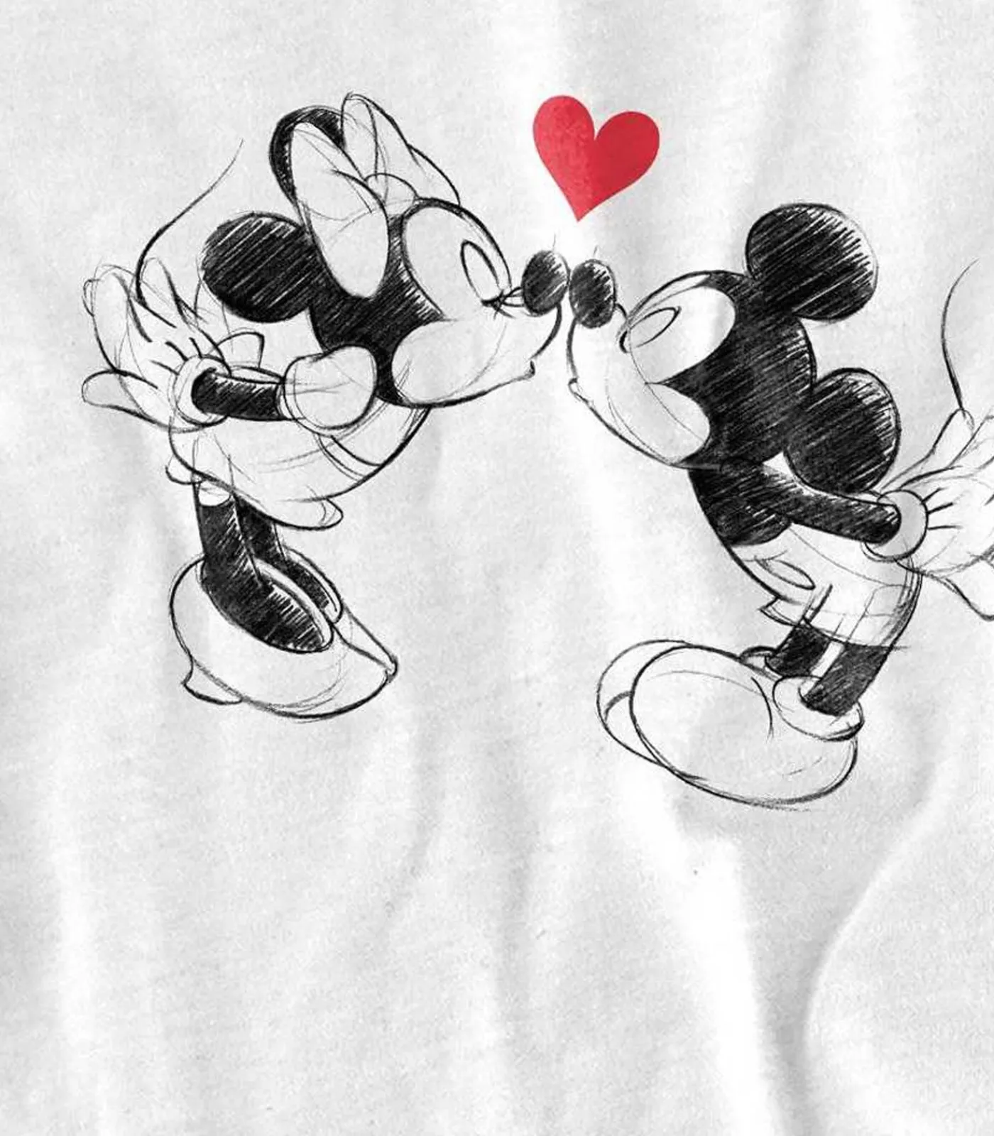 Kinderen Disney KISS SKETCH - T-shirt - Wit