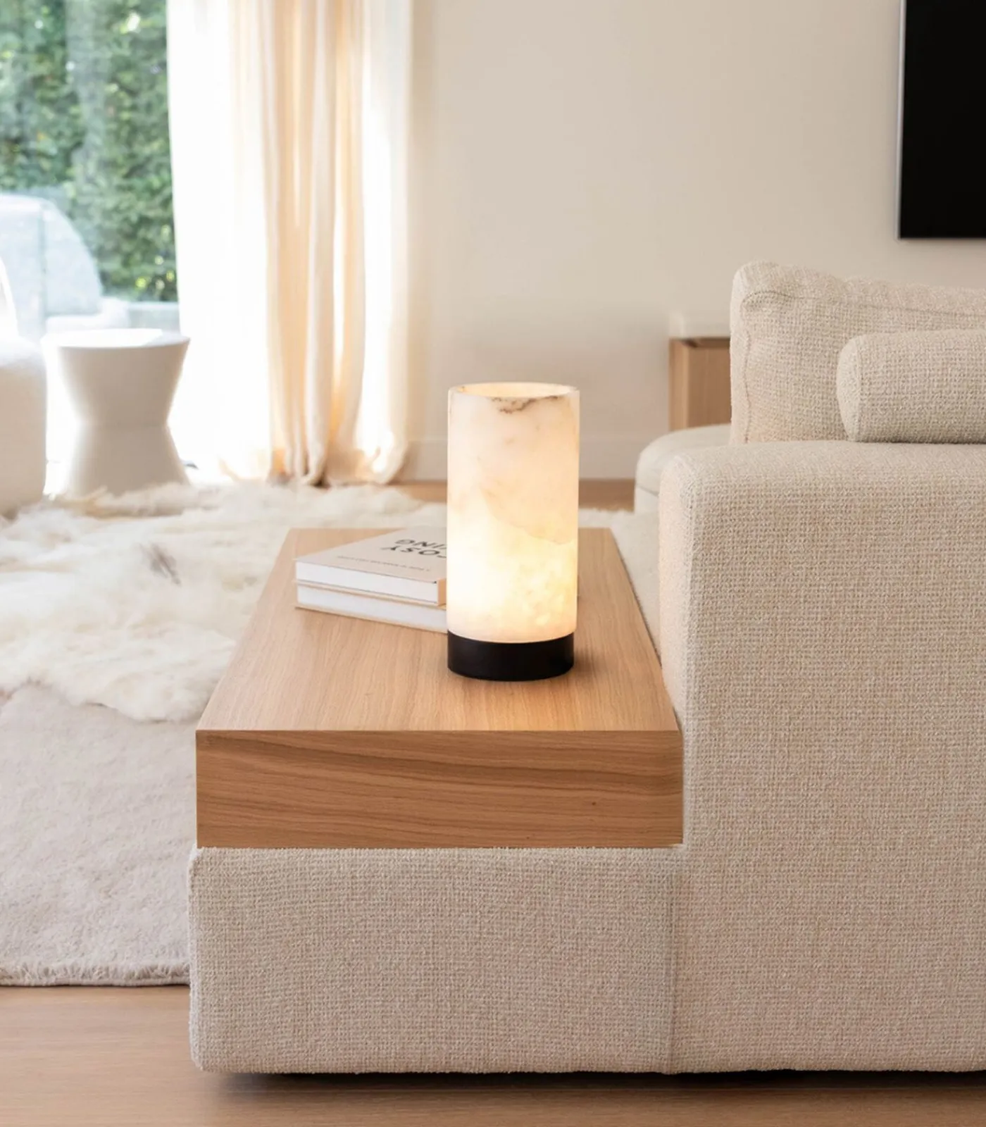 Hot Kizo L - Tafellamp - Wit Tafellampen