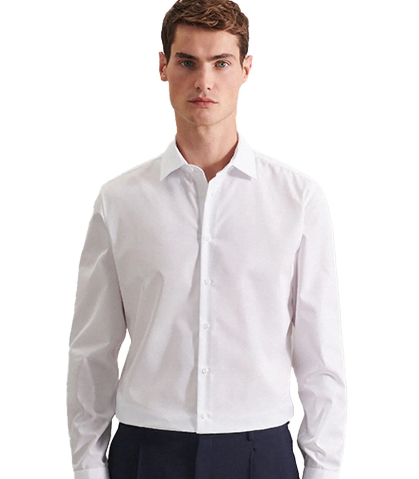 Hot Klassiek - Shirt - Wit Heren Hemden