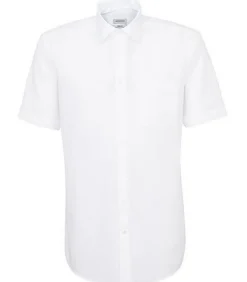 Heren Seidensticker Klassiek - Shirt - Wit