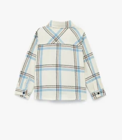 Kinderen Koton Klassiek Geruit Overhemd Lange Mouwen Zakdetail
