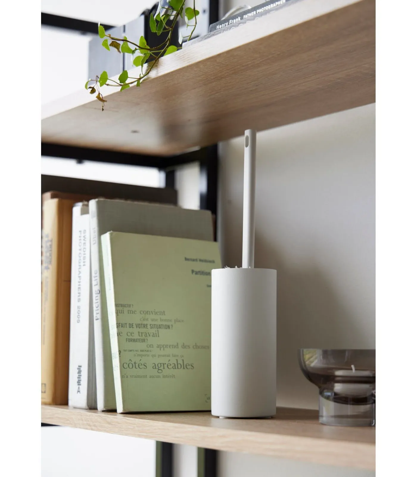 YAMAZAKI Kledingroller Houder - Tower - Wit