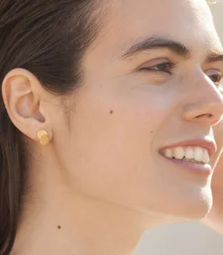 Clearance Kleine gouden oorbellen Arai DAMES Oorbellen