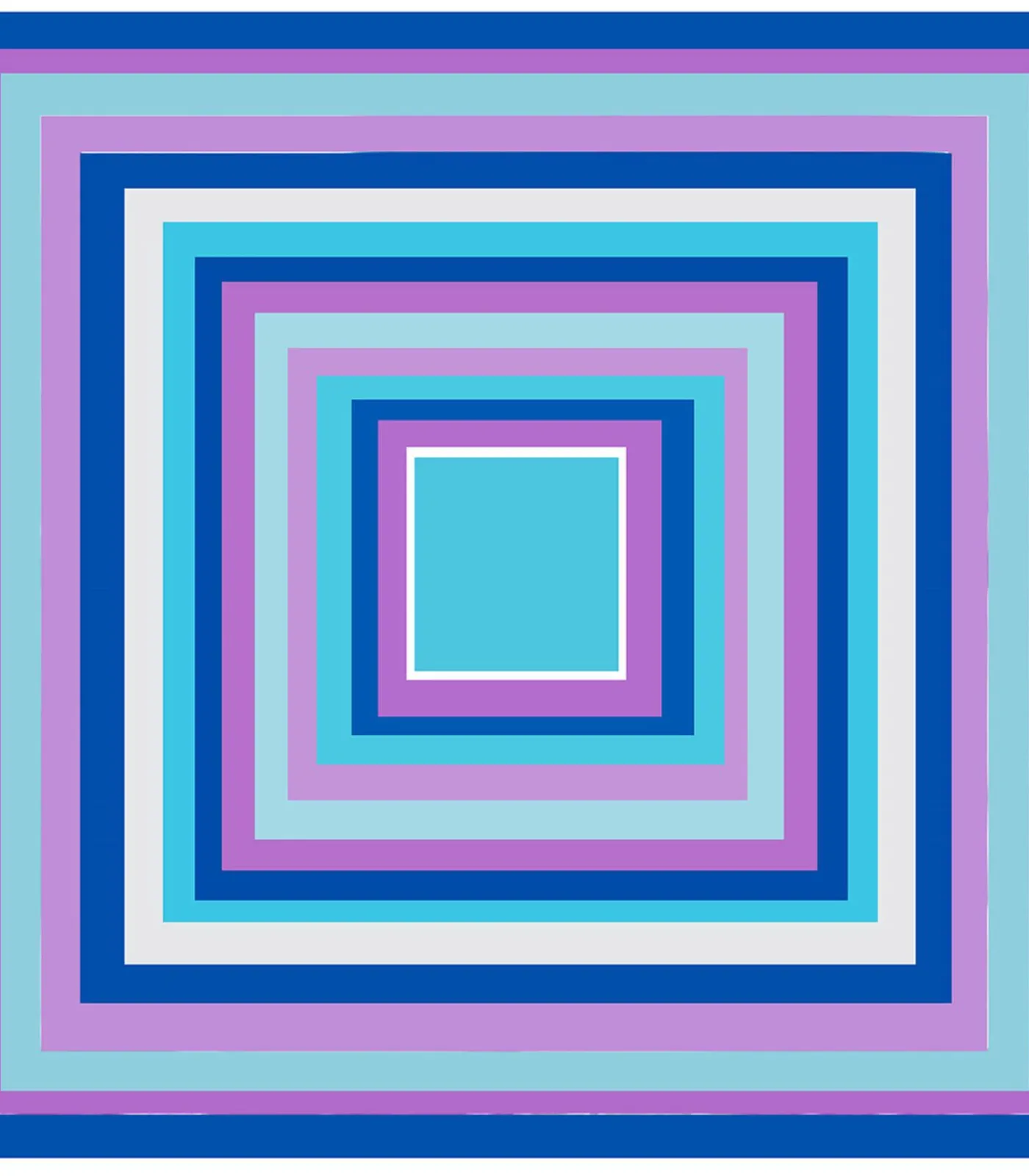 DAMES Alberto Cabale Kleine zijden sjaal Purple Blue Navy Cléo