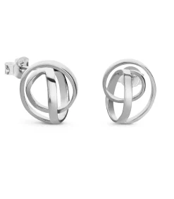 Sale Kleine zilveren Embolic oorbellen DAMES Oorbellen