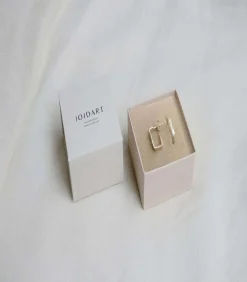 Discount Kleine zilveren oorbellen Lignis fijn DAMES Oorbellen