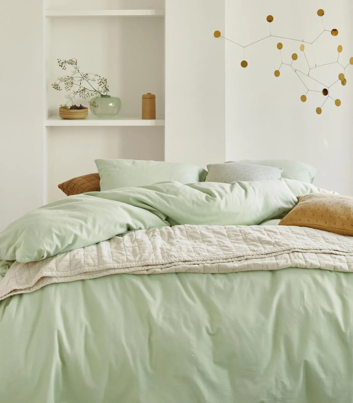 ESSENZA KNITTED AJOUR - Plaid