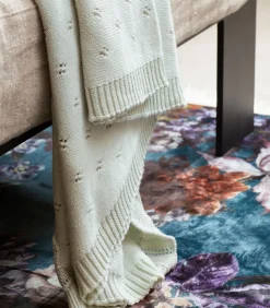 ESSENZA KNITTED AJOUR - Plaid