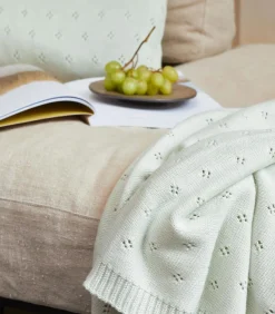 ESSENZA KNITTED AJOUR - Plaid