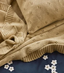 Outlet KNITTED AJOUR - Plaid Bedspreien