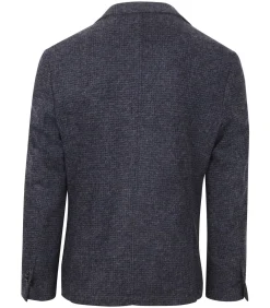 Heren Suitable Knitted Colbert Unlined Navy