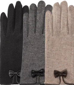 DAMES ISOTONER Knoophandschoenen voor dames Grijs