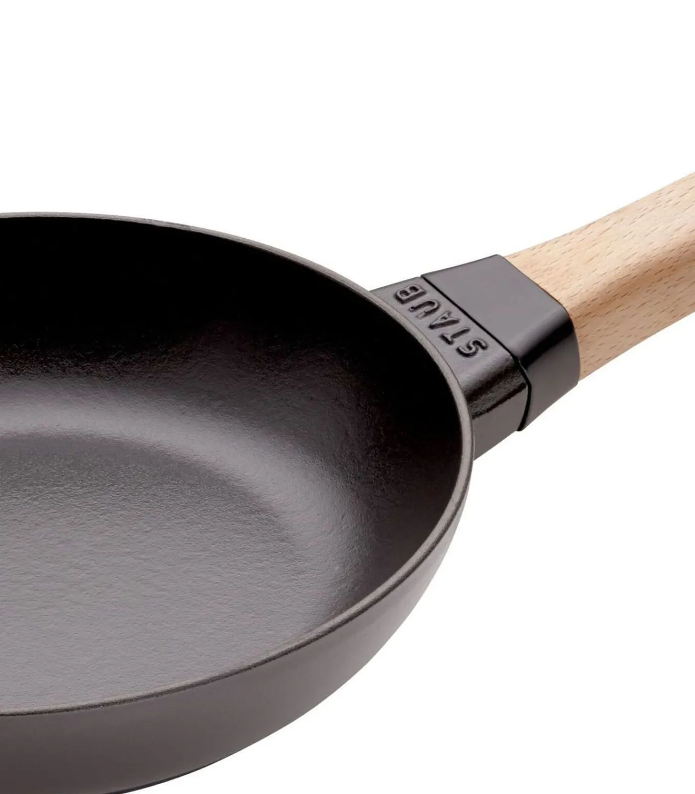 Staub Koekenpan - Zwart - ø 20 cm - geëmailleerde anti-aanbaklaag