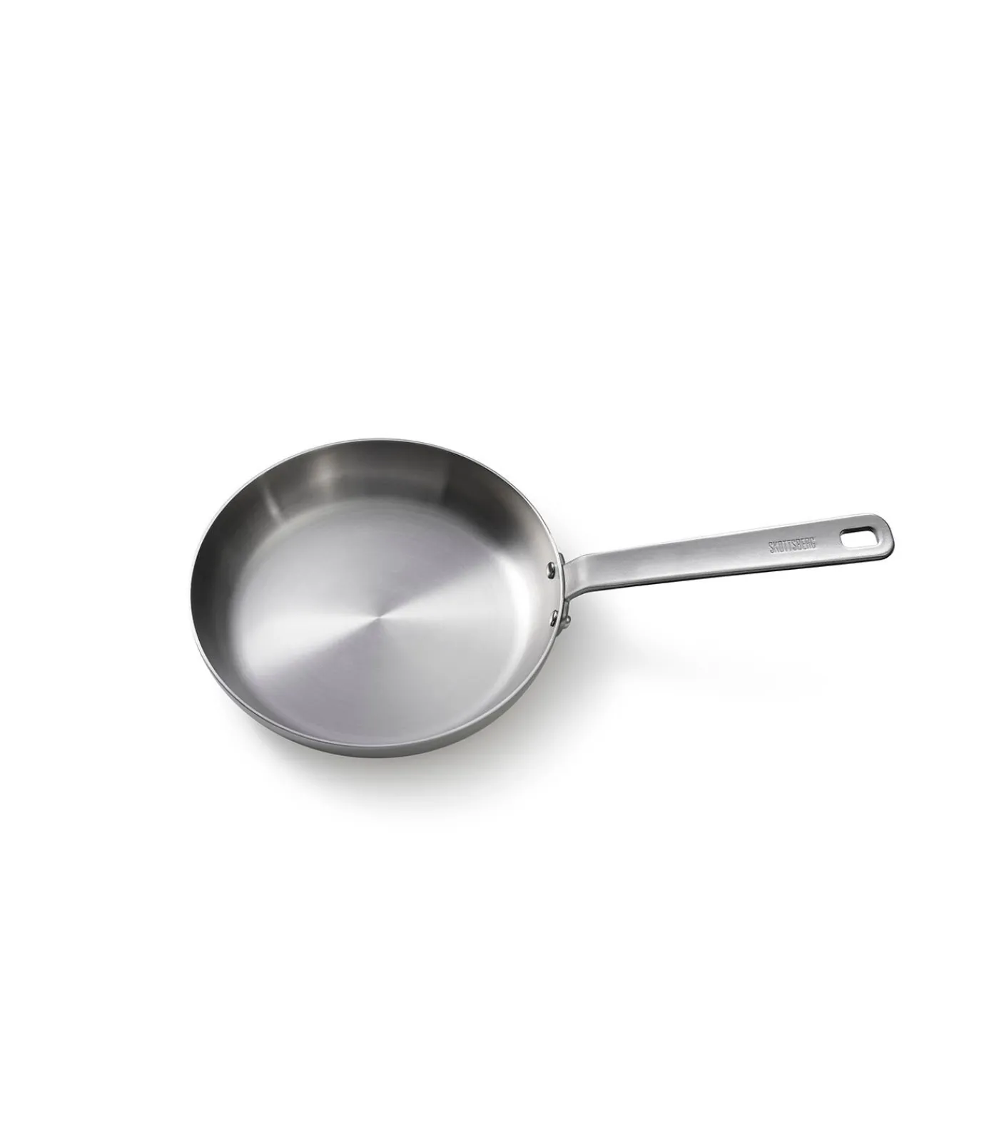 SKOTTSBERG Koekenpan Roestvrijstaal 24 cm Stainless Steel - alle warmtebronnen - Inductie