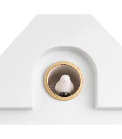 Karlsson Koekoeksklok Modern Cuckoo ABS - Wit - 41x8,5x21,5cm