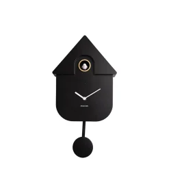 Karlsson Koekoeksklok Modern Cuckoo ABS - Zwart - 41x8,5x21,5cm