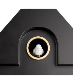 Karlsson Koekoeksklok Modern Cuckoo ABS - Zwart - 41x8,5x21,5cm