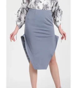 DAMES Smart & Joy Kokerrok met hoge zijsplitten