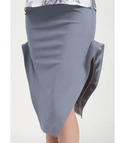 DAMES Smart & Joy Kokerrok met hoge zijsplitten