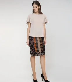 DAMES Conquista Kokerrok met print van