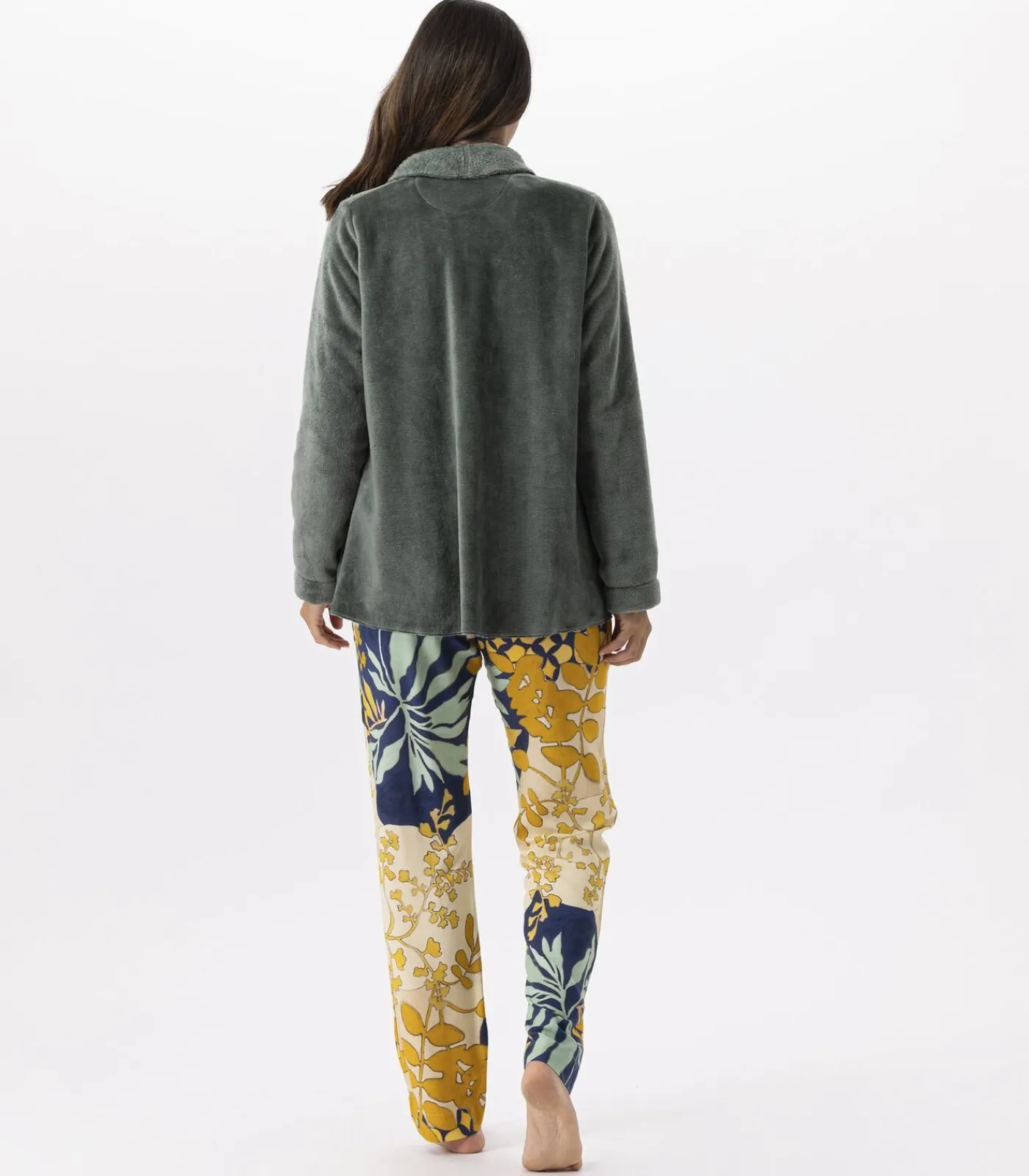 DAMES LE CHAT Kort jasje van flanellen pluche ESSENTIEL H73B