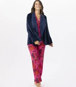 DAMES LE CHAT Kort jasje van flanellen pluche ESSENTIEL H73B