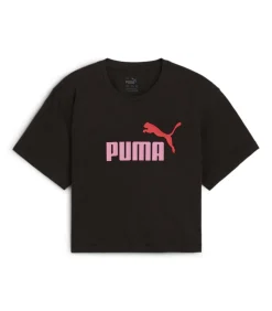 Kinderen PUMA Kort meisjes-T-shirt Logo