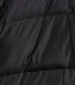 Clearance Kort zwart gewatteerd donsjack DAMES Jassen