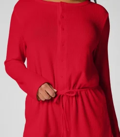 DAMES Hunkemöller Korte geribde jersey onesie