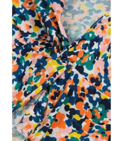 Korte jurk met bandjes, elastische taille, ruches onderaan Kinderen Kleedjes