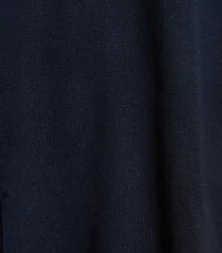 DAMES La Fée Maraboutée Korte jurk van fijne donkerblauwe mesh met borduurwerk