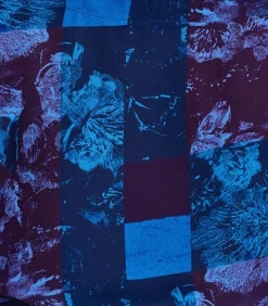 DAMES La Fée Maraboutée Korte paarse top met lange mouwprint