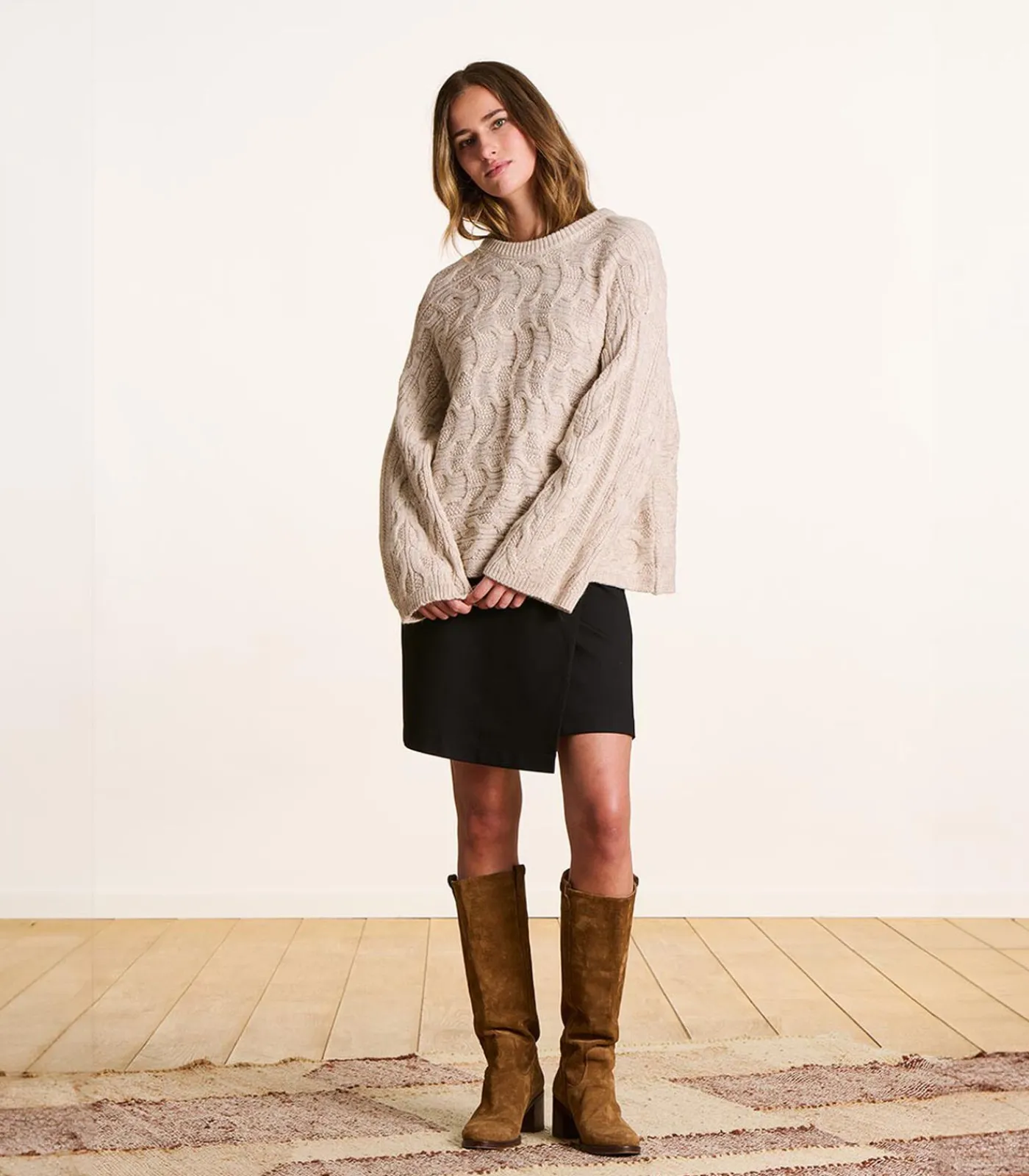 DAMES La Fée Maraboutée Korte rok met zwarte milano inzet