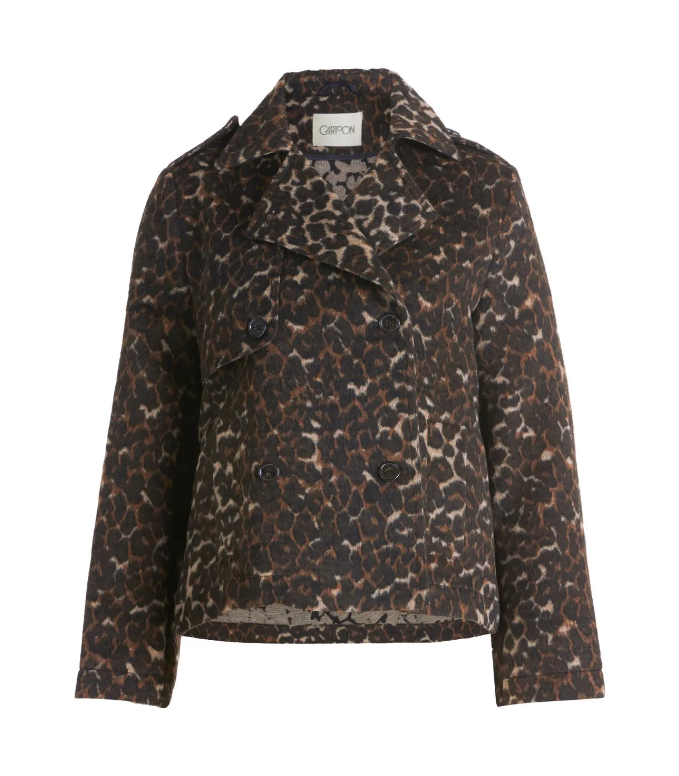 DAMES Cartoon Korte trenchcoat