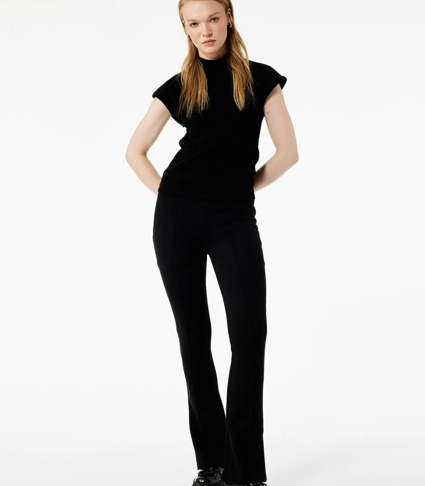 DAMES Koton Basic Flare Trousers