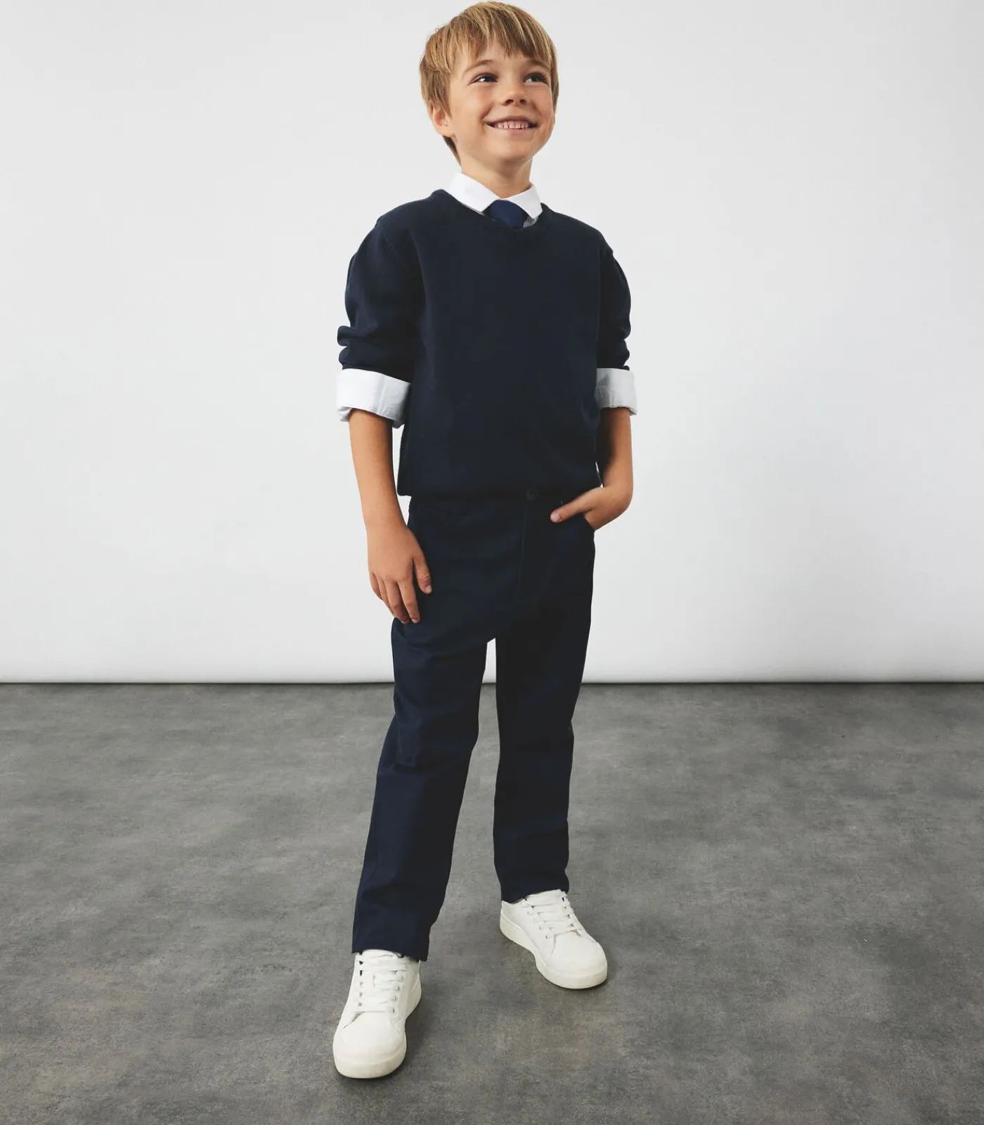 Discount Basic Knit Sweater Kinderen Truien & Vesten