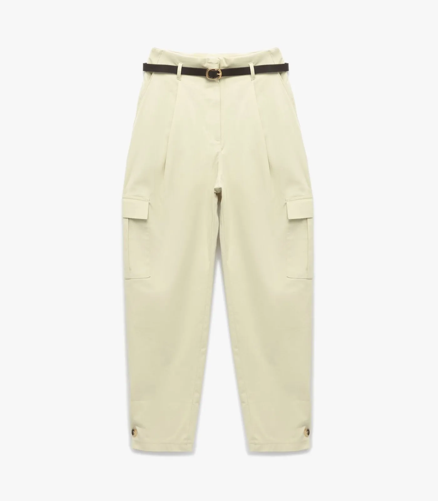 Sale Belted Jogger Pants Heren Broeken & Shorts