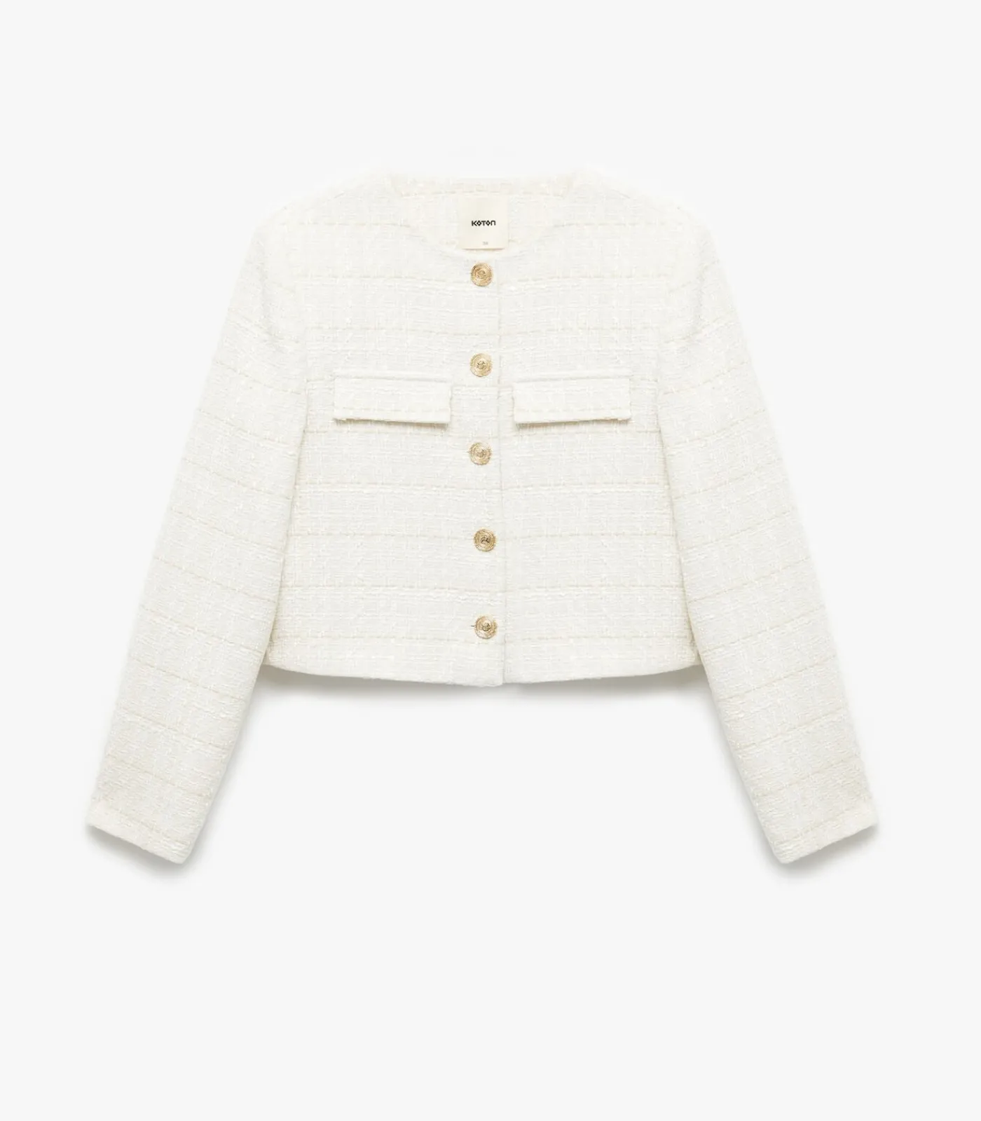 DAMES Koton Buttoned Tweed Jacket