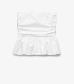 Clearance Cotton Crop Blouse DAMES Overhemden & Blouses