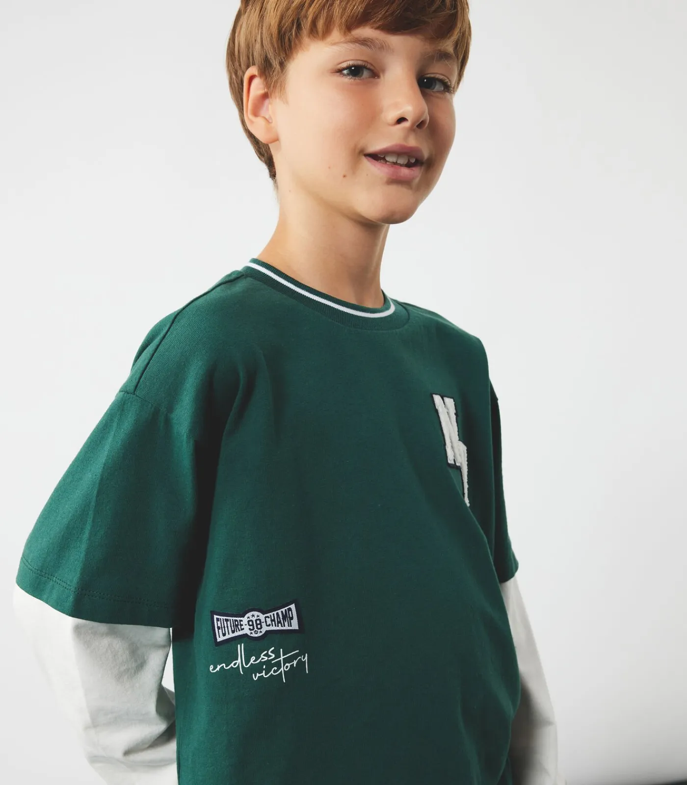 New Cotton T-Shirt Kinderen T-Shirts & Polo's