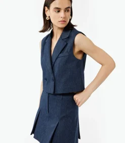 Best Crop Blazer Vest DAMES Sportkledij