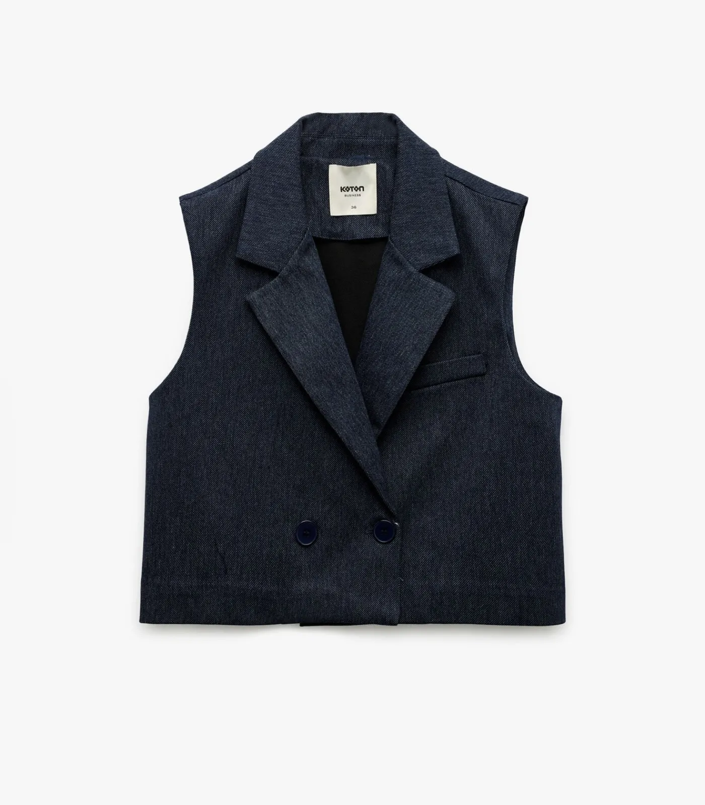 Best Crop Blazer Vest DAMES Sportkledij