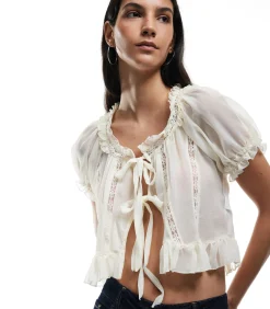 DAMES Koton Crop Blouse