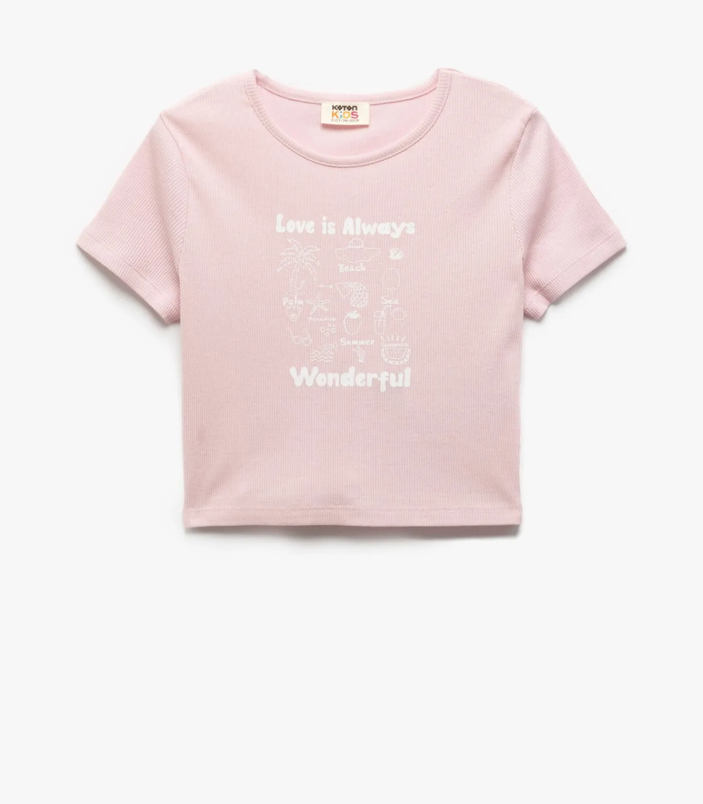 Kinderen Koton Crop T-Shirt