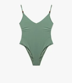 DAMES Koton Deep V-Neck Swimsuit